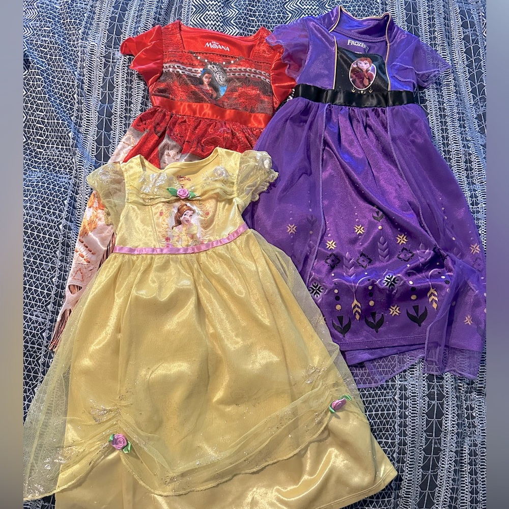 2t Princess Night Gowns Bundle